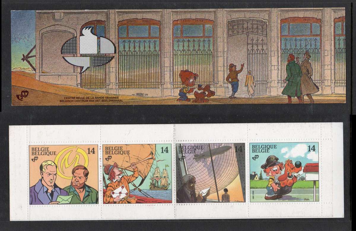 Belgium 1991 Youth Philately Booklet with sheetlet of 4 stamps. Fine MNH **