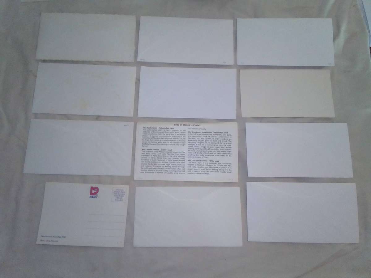 NAMIBIA, 12 FIRST DAY COVERs, see scan, NAM 1