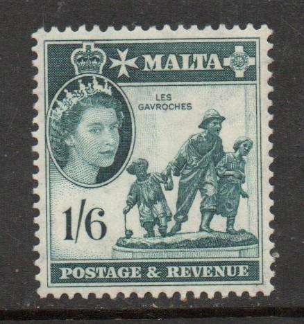 Malta, EIIR, 1956, 1s6d, MH *