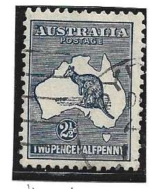 Australia, 1913, 2 1/2d, kangaroo, used