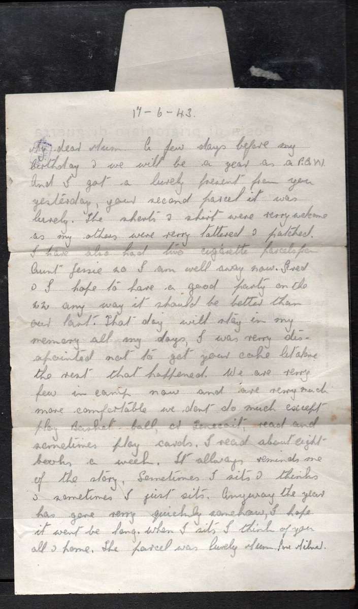 Italy, Prisoner of War mail, 1943, South African sergeant > Natal, S. Africa