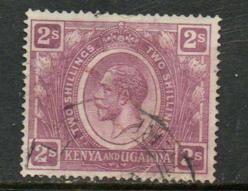 Kenya & Uganda, GVR, 1922, 2/- dull purple, used