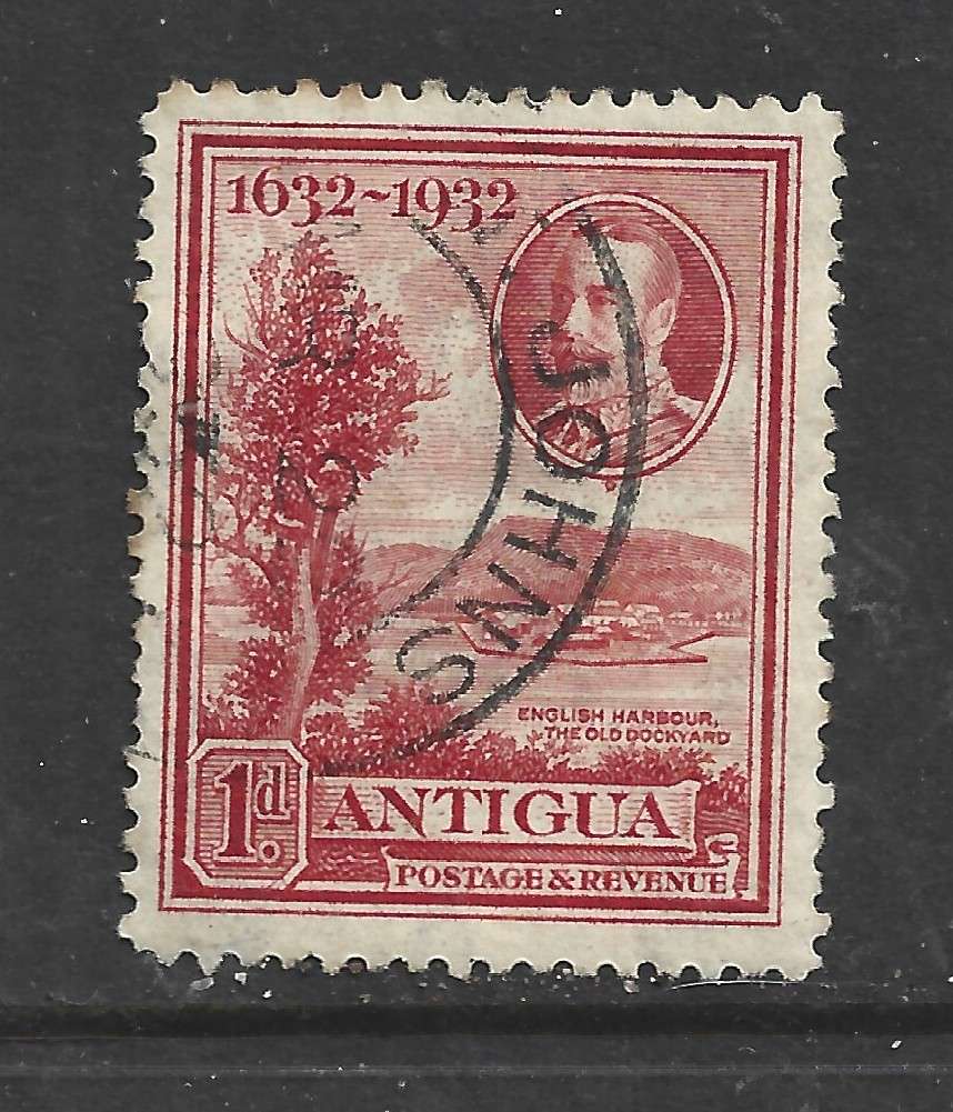 Antigua, GVR 1932, 1d, good used