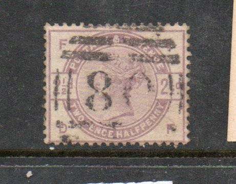 Great Britain, VRI, 1883, 2 1/2d lilac, used,