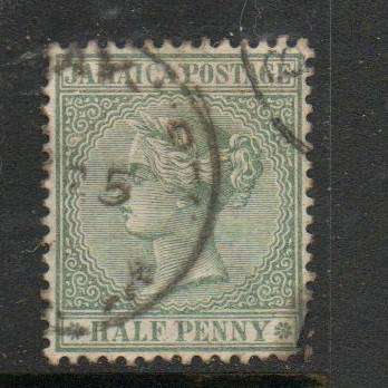 Jamaica, VRI,  1885, 1/2d yellow-green, used