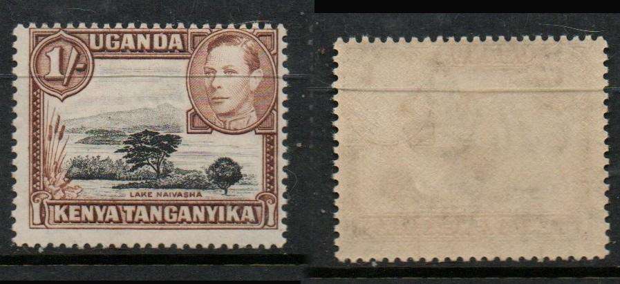 Kenya Uganda Tanganyika, 1949, 1/-, perf 13 x 12.5, MH *