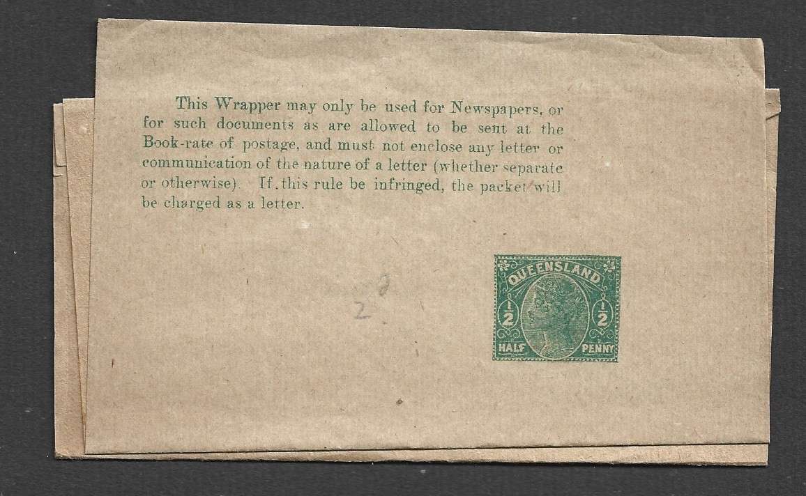 Australia Western Australia VRI, 1/2d postal card unused