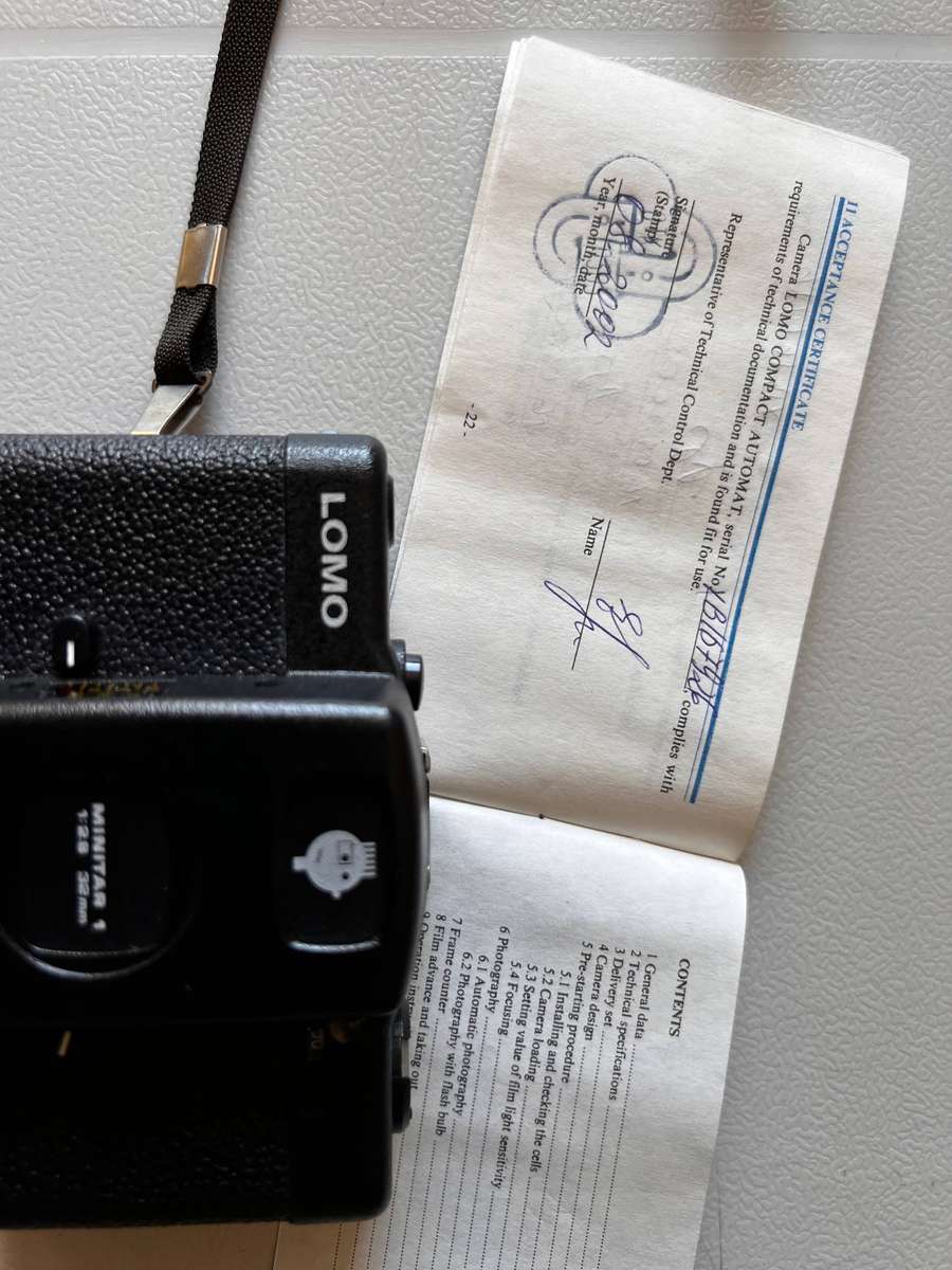 Vintage Lomo LC-A Compact Automat Camera USSR