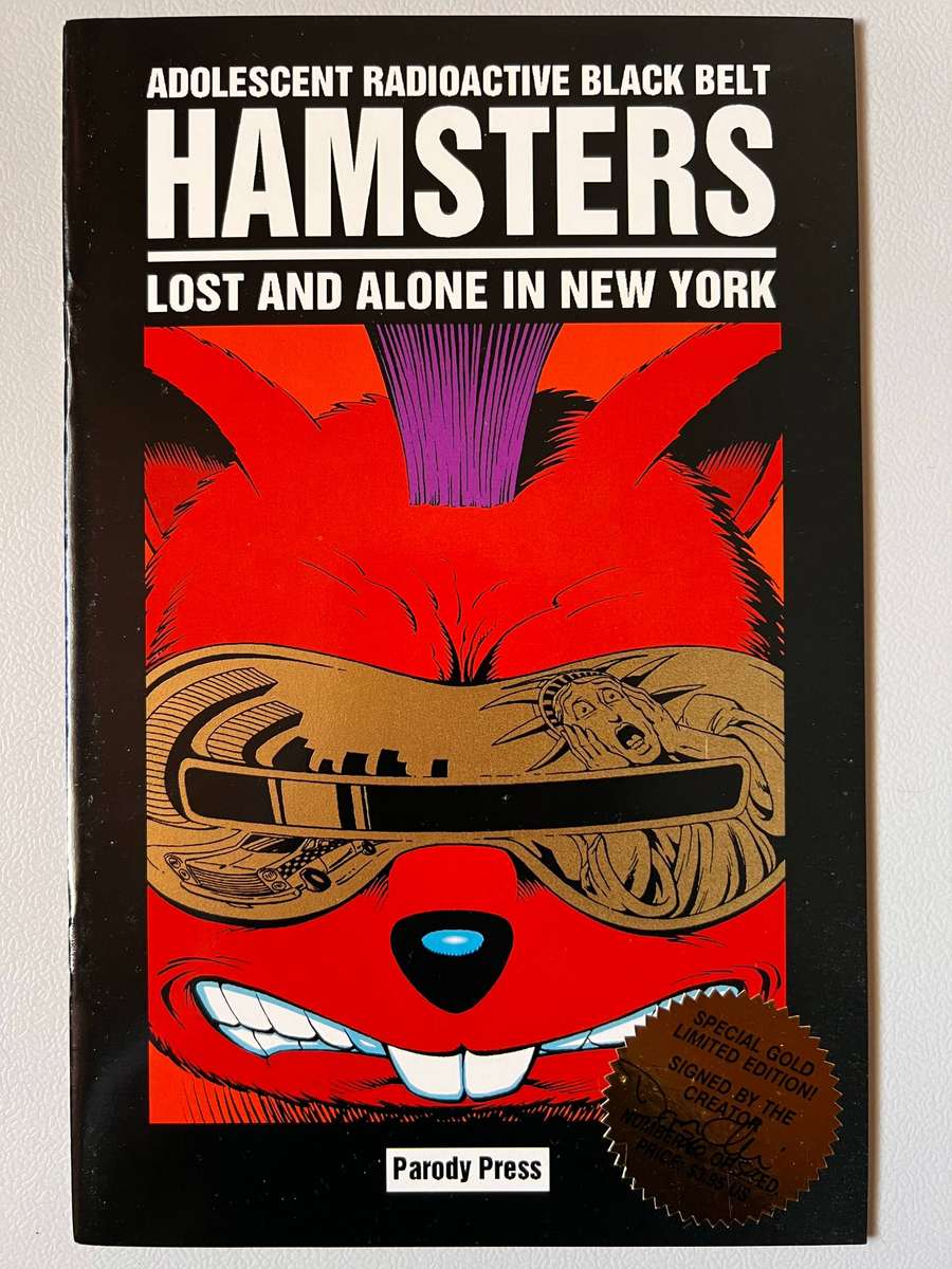 Adolescent Radioactive Black Belt Hamsters - Lost and Alone in New York Comic