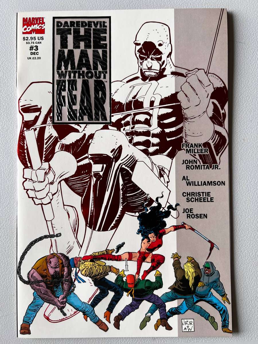 Daredevil The Man Without Fear #3 of 5 Miniseries from Frank Miller Comic