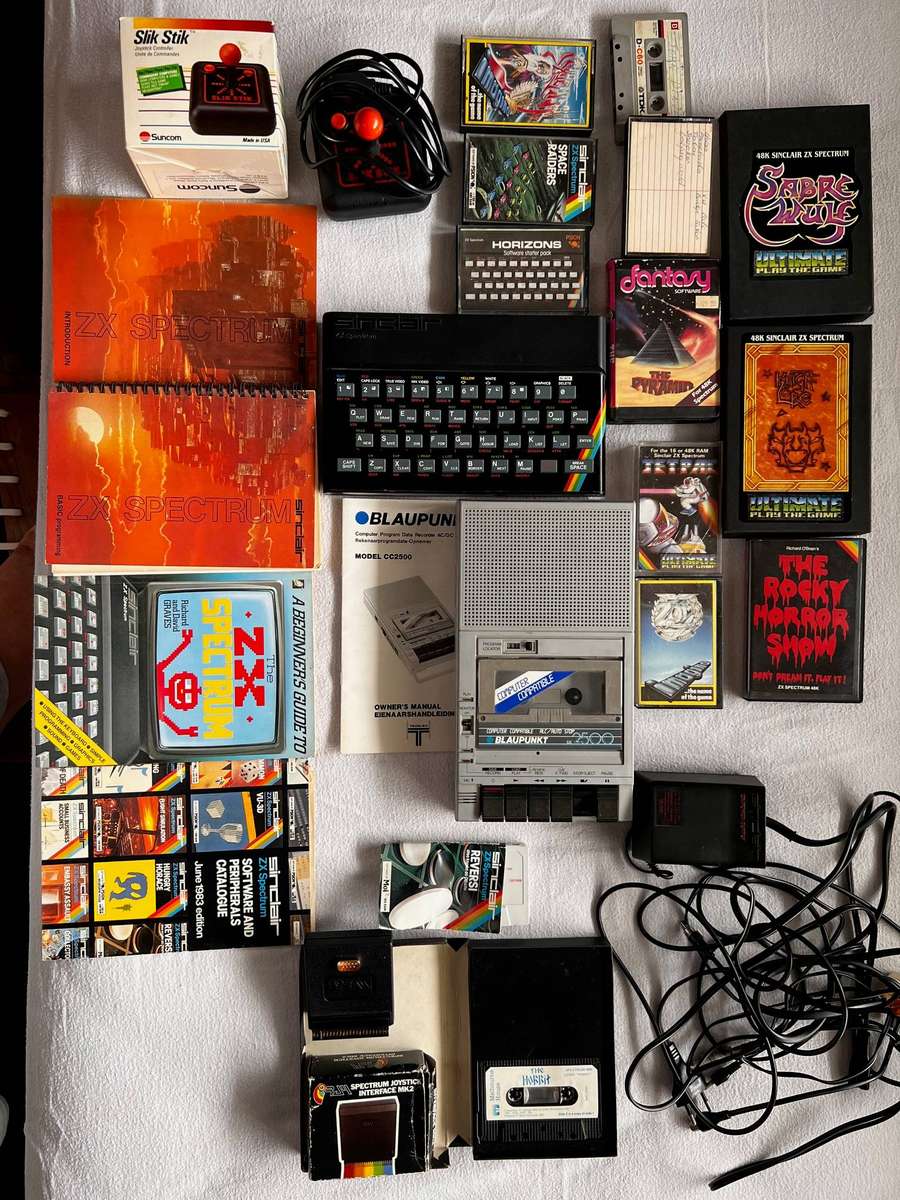 Sinclair ZX Spectrum 48K - Rare Complete Retro Collection - Boxed with Games & Accessories