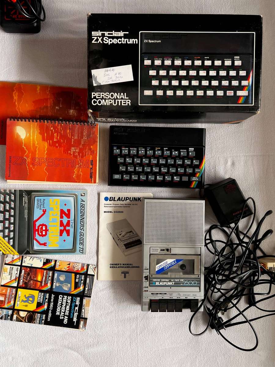 Sinclair ZX Spectrum 48K - Rare Complete Retro Collection - Boxed with Games & Accessories