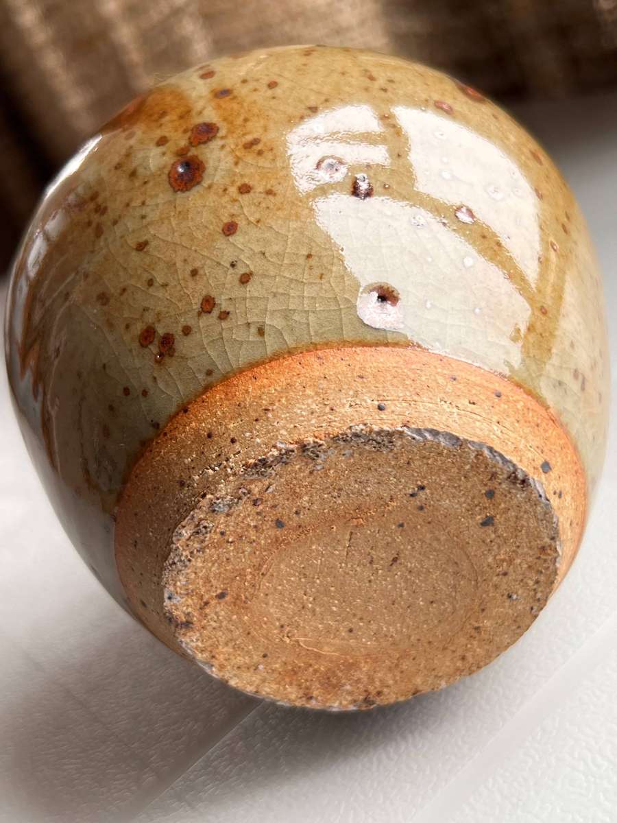 Hand-Thrown Studio Stoneware Bud Vase