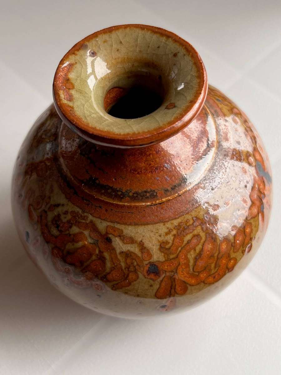 Hand-Thrown Studio Stoneware Bud Vase
