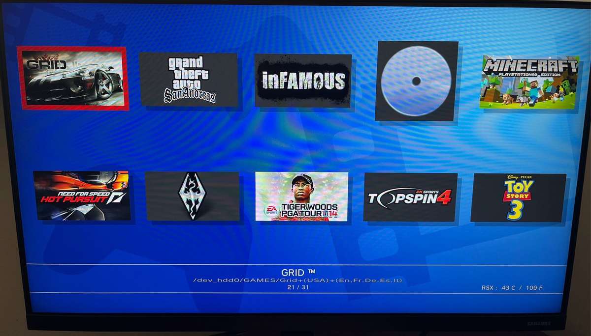 PlayStation 3 (PS3) Super Slim - 1TB + 30 Games