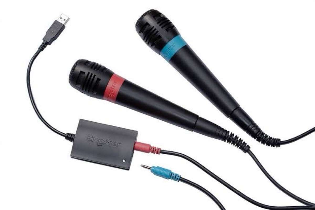 PlayStation SingStar Wired Microphones (PS2 / PS3 / PS4)