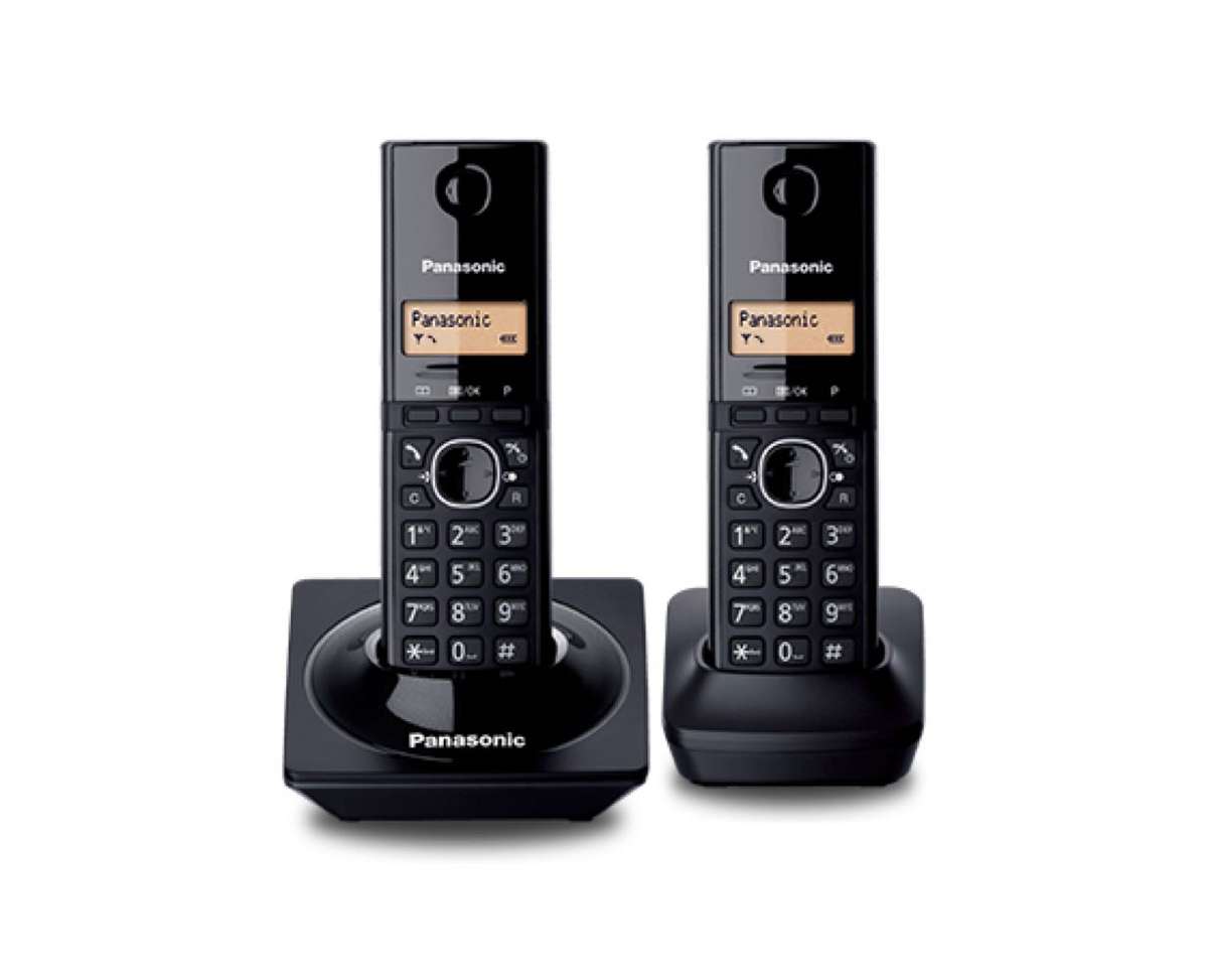 Panasonic KX-TG1712 Duo Cordless Dect Phones - Black