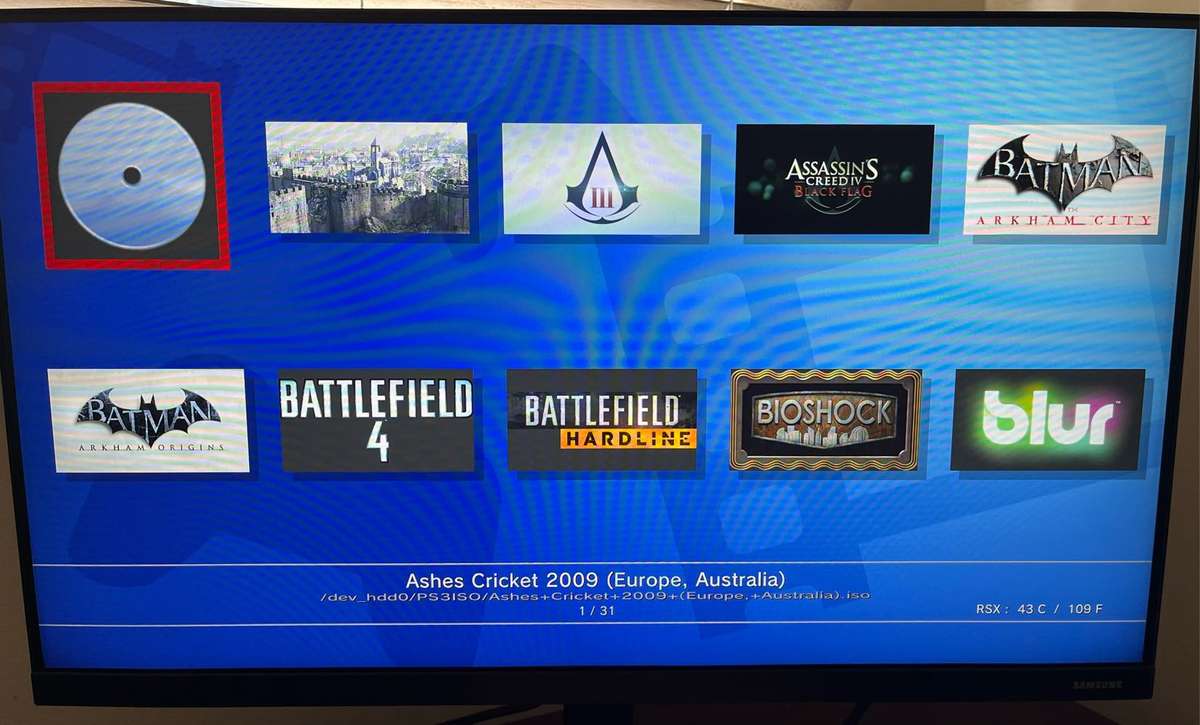 PlayStation 3 (PS3) Super Slim - 1TB + 30 Games