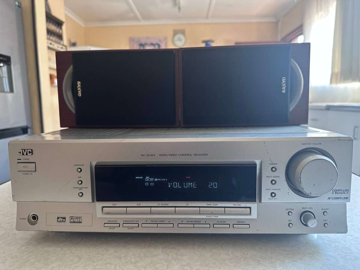JVC RX-5032VSL AM FM Surround Sound Stereo Receiver - TESTED