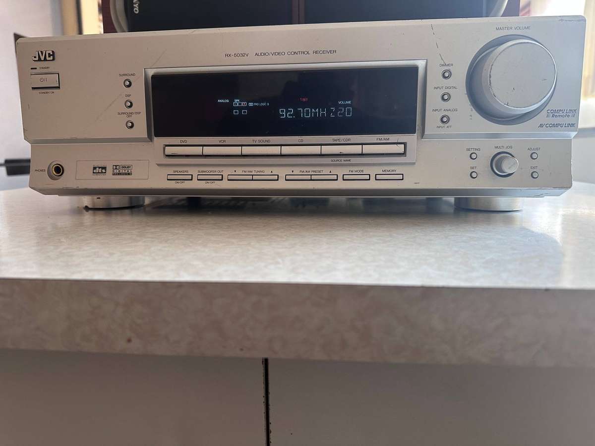 JVC RX-5032VSL AM FM Surround Sound Stereo Receiver - TESTED