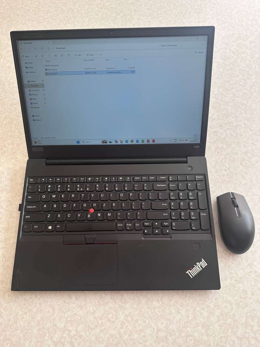 Lenovo ThinkPad E580  i58250U, 8GB RAM, 256GB SSD, Win11 Pro (Please read details)