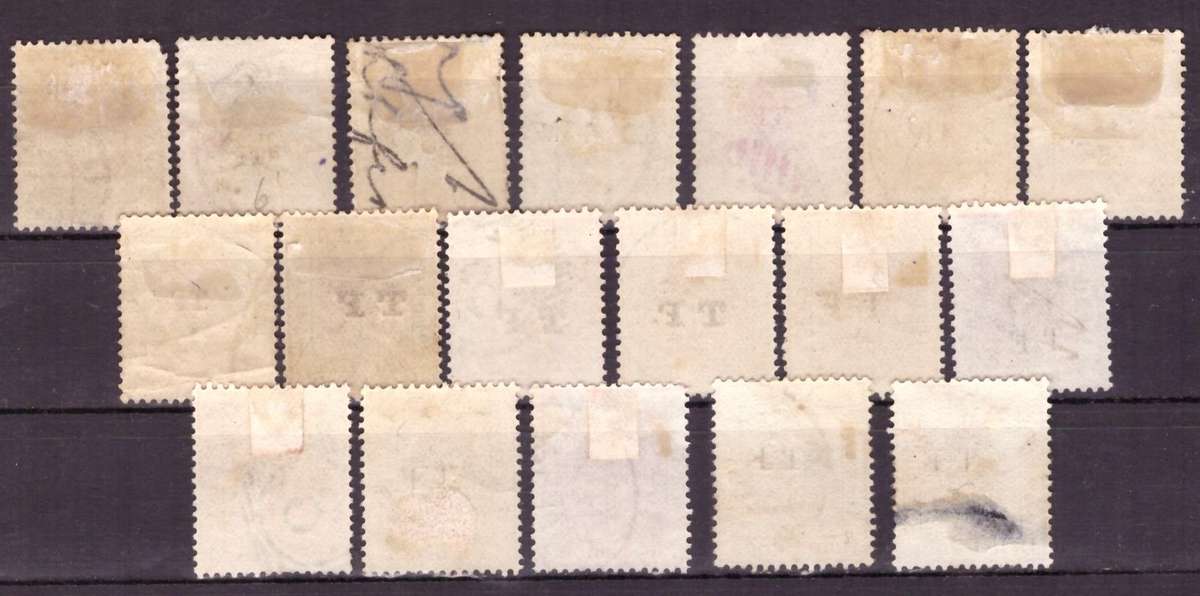 Orange Free State. TELEGRAPHS 1900,  Revenue stamps. Mixt condition.