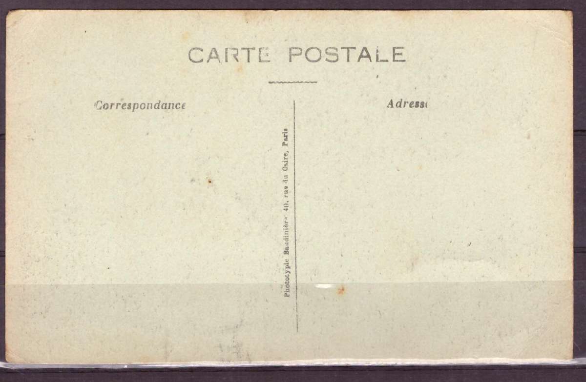 Post Cart from IWW .France. TANK.