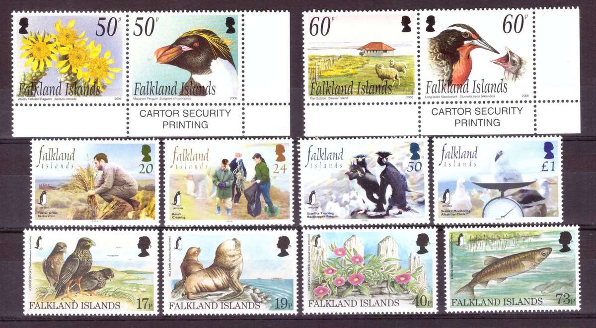 Falkland Islands 3 sets  MNH