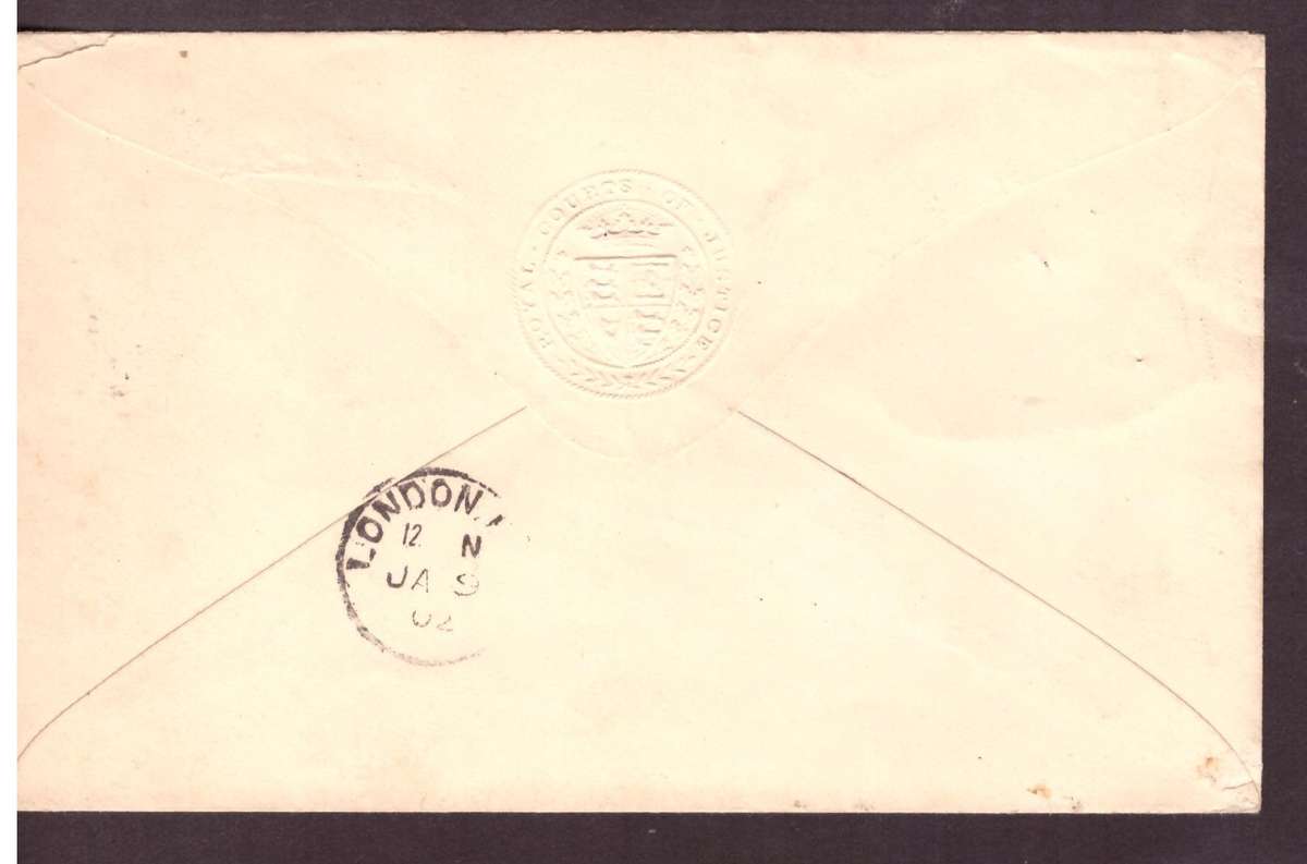 England cover 1902 official  from Royal Courts of Justice.