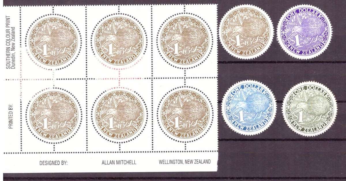 NEW Zealand 1988 Scott #918-918a. and FDC.  MH