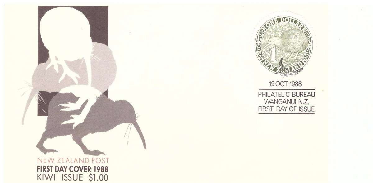 NEW Zealand 1988 Scott #918-918a. and FDC.  MH