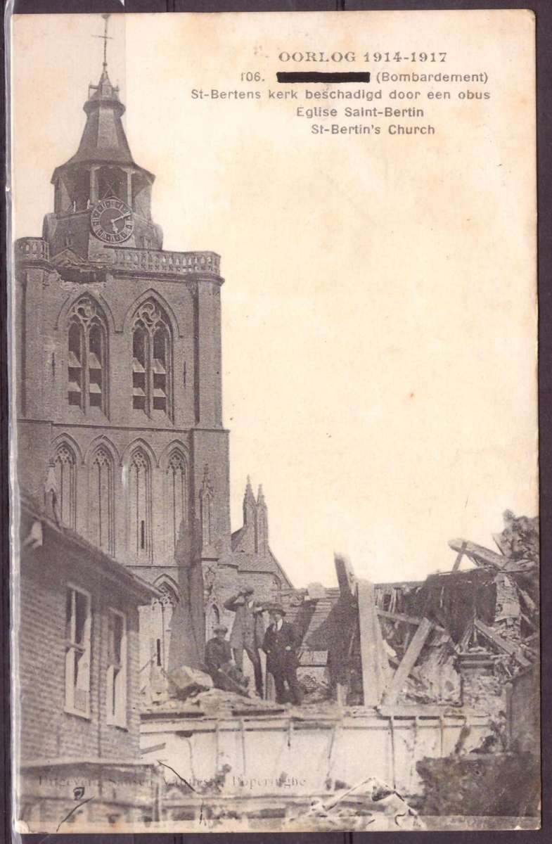 Post Cart from IWW {France} . ARMY POST OFFICE and CENSOR