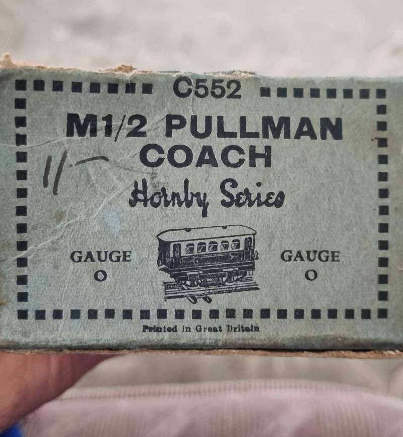 Meccano Hornby series M 1/2 Pullman Coach Gauge 0