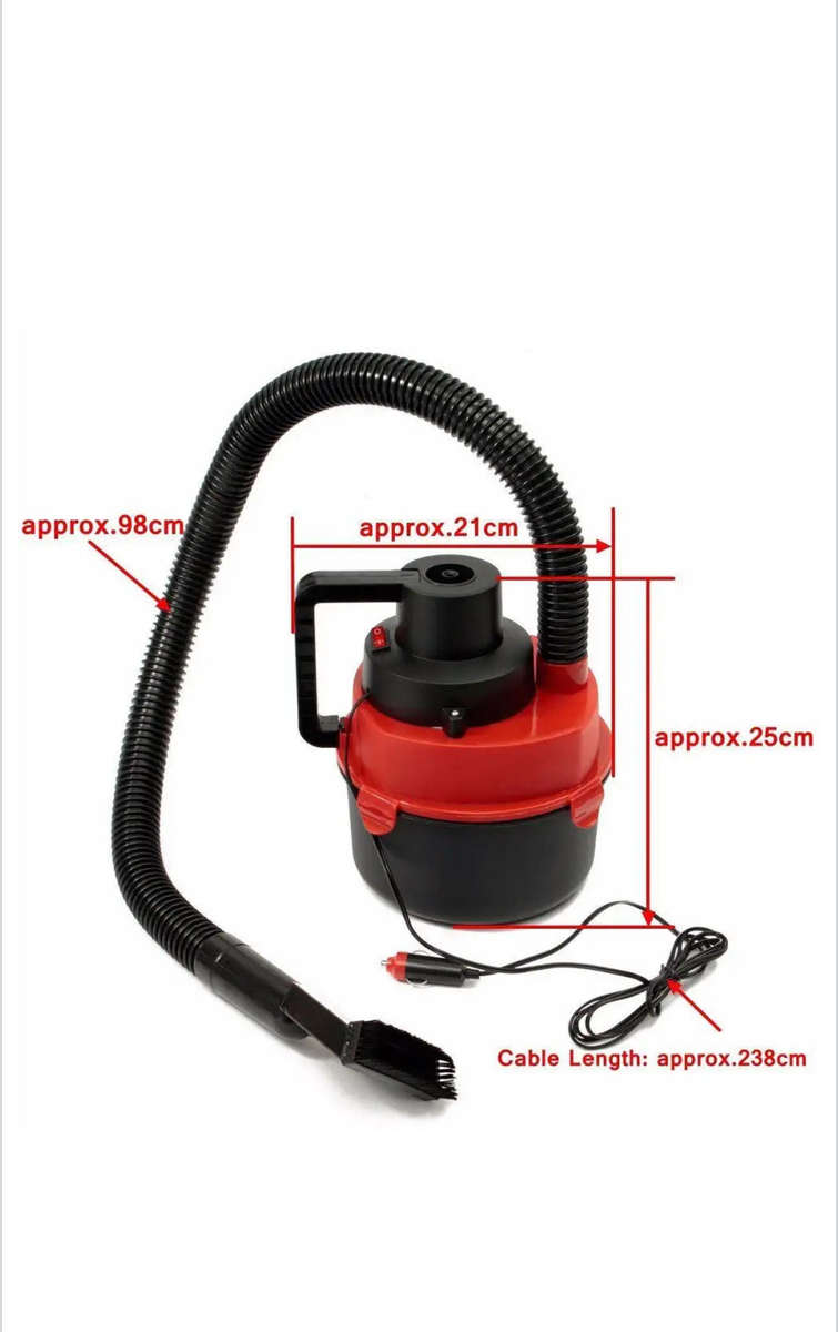 Compact Portable Wet/Dry Canister Vacuum Cleaner