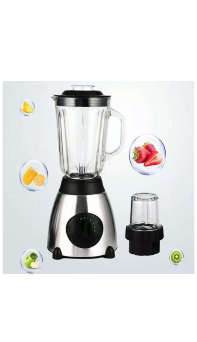 2 in 1 Heavy Duty 1.5L Electric Glass Blender