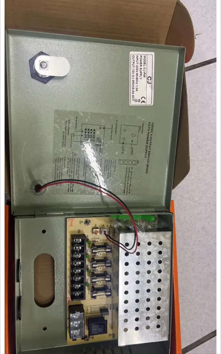 12v 5A 4CH CCTV Power supply
