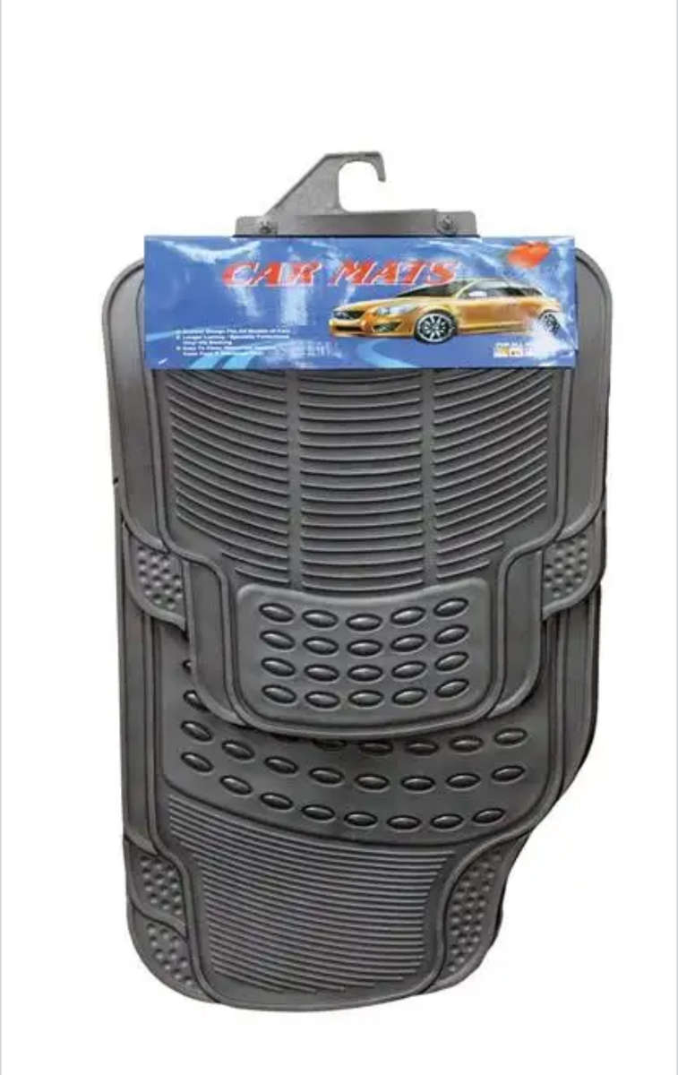 Rubber Car Mat - Black