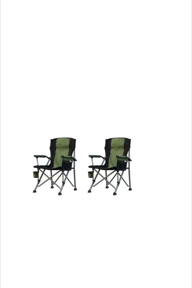 2 x Camping Chairs Folding Camping Chairs