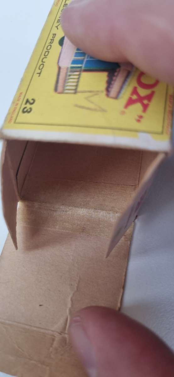 Matchbox Lesney Matchbox 23d, Trailer Caravan Original Box