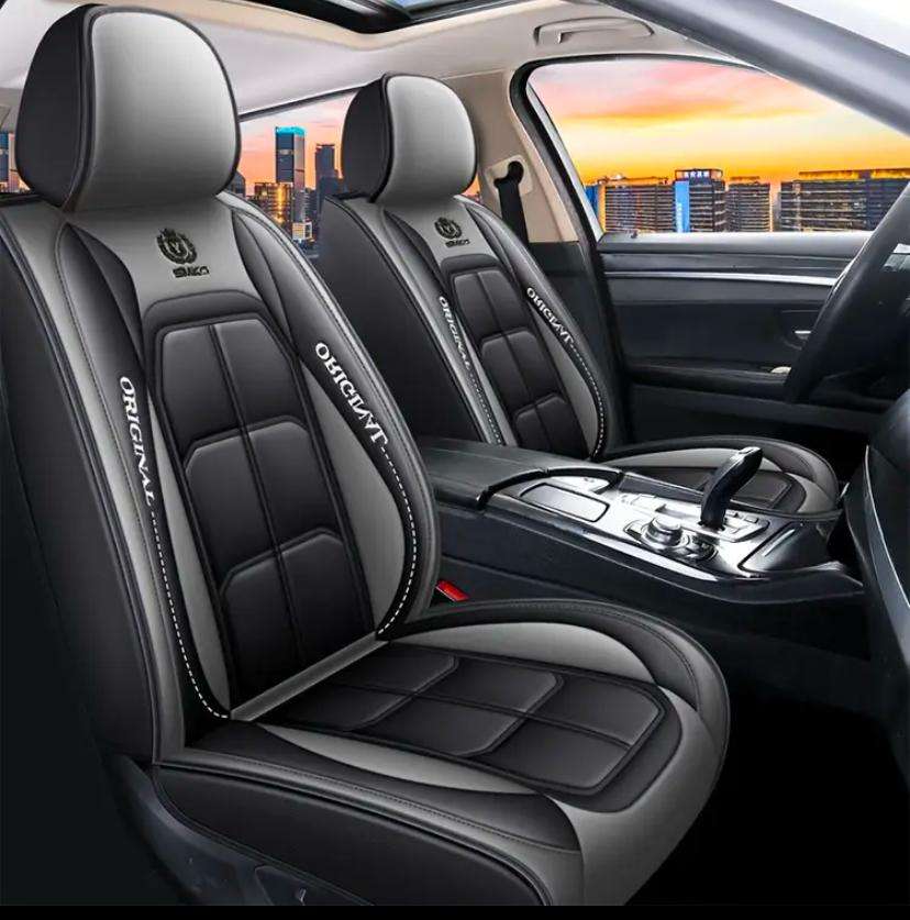 1 Set Luxury Universal Fit Faux Leather Car Seat Covers Waterproof