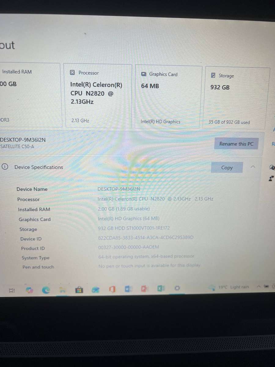 Toshiba Satellite C50-A 15.6