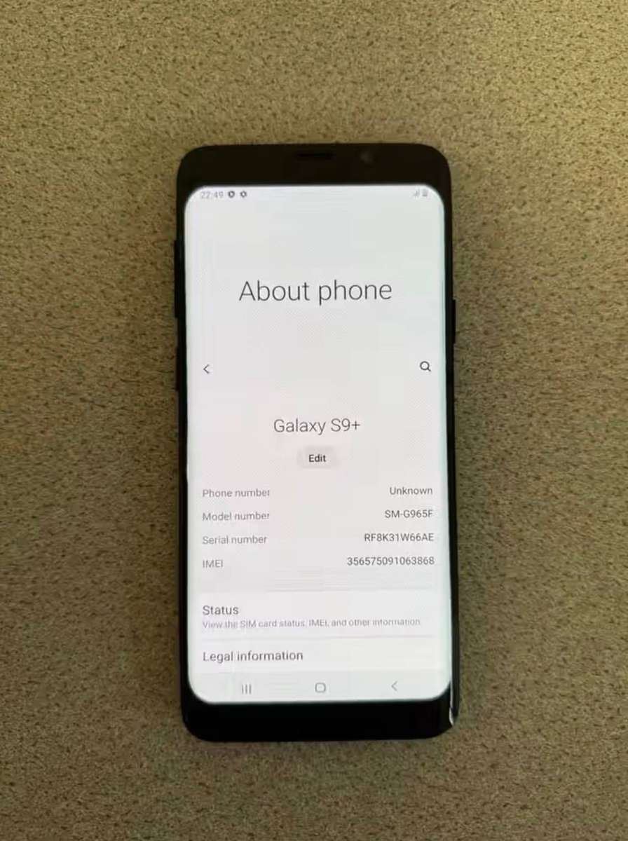 Samsung Galaxy S9+ 128GB Black