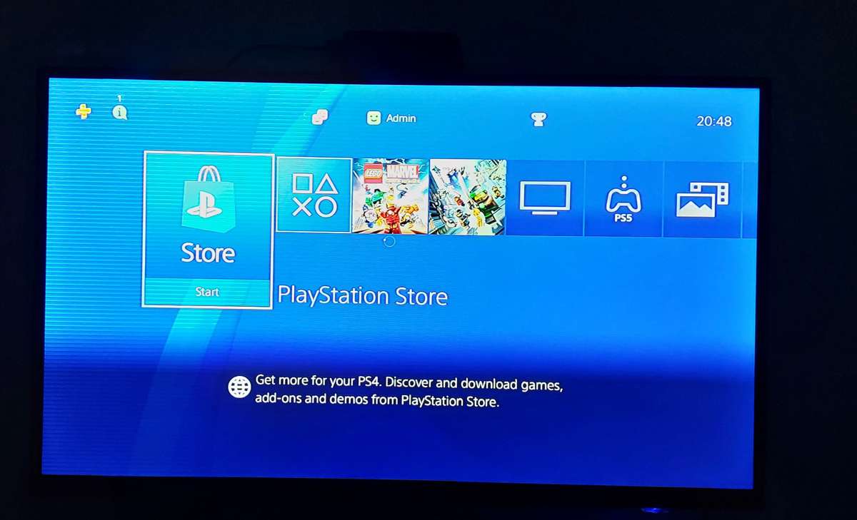 PS4 Console + 2 Lego Games