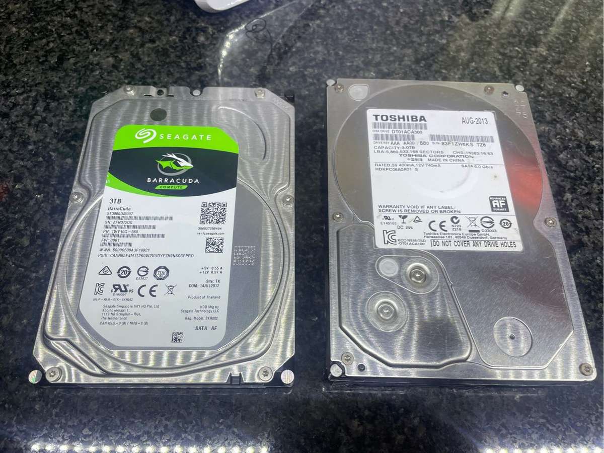 2x 3TB Hard Drive