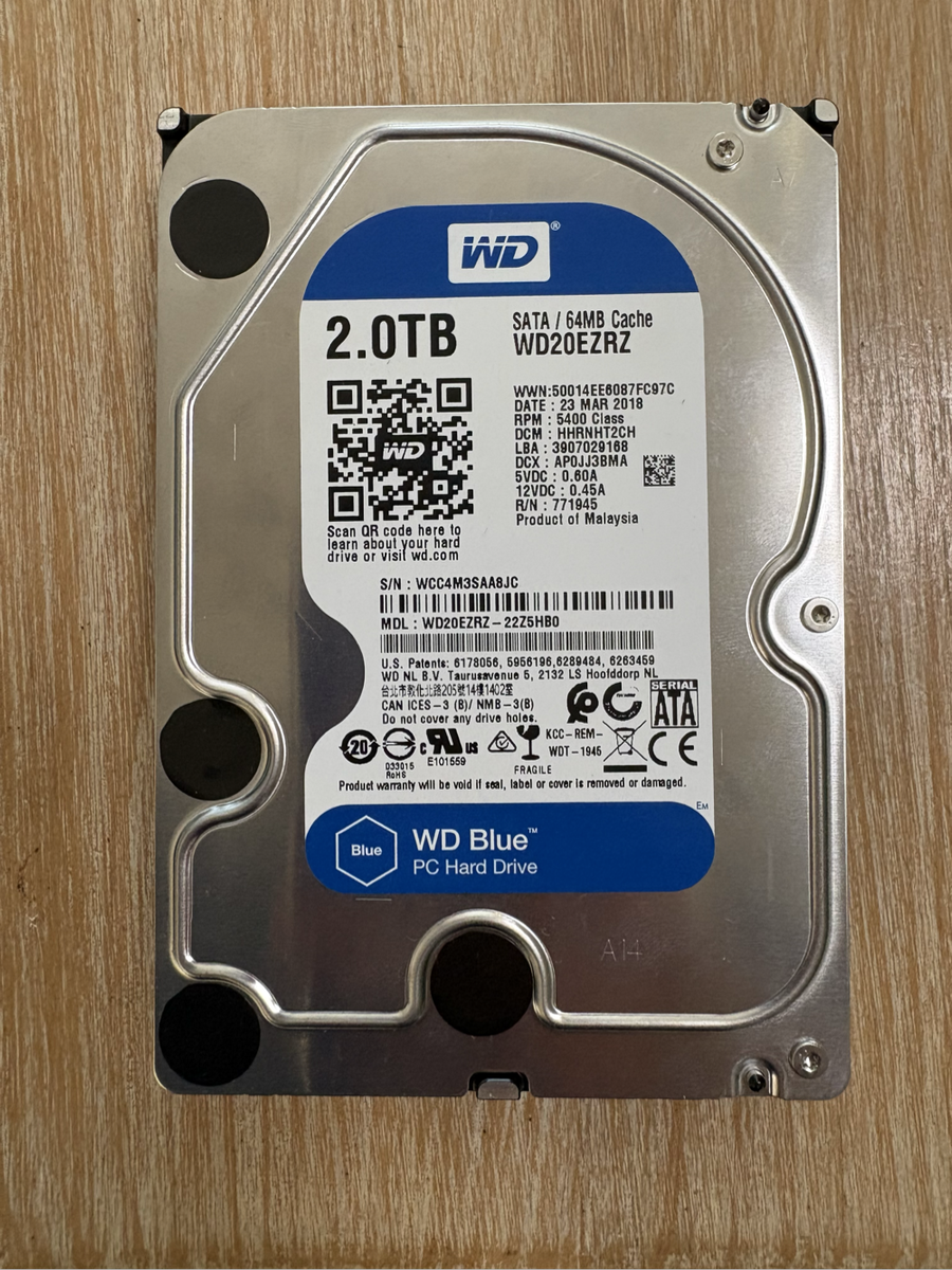 WD 2TB Hard Drive