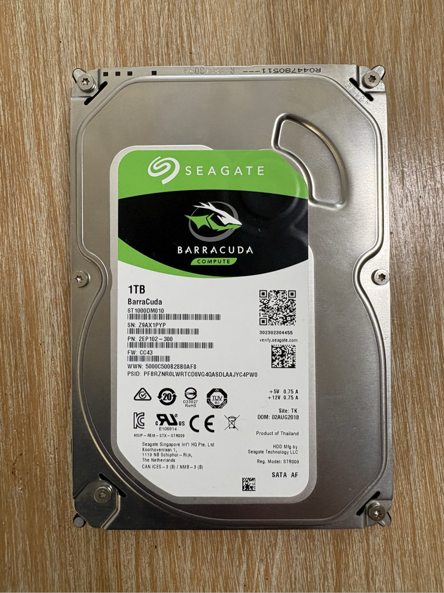 Seagate Barracuda 1TB Hard Drive