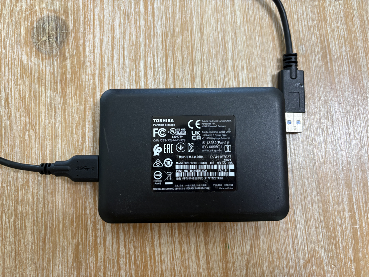 Toshiba 4TB 2.5 Inch Hard Drive