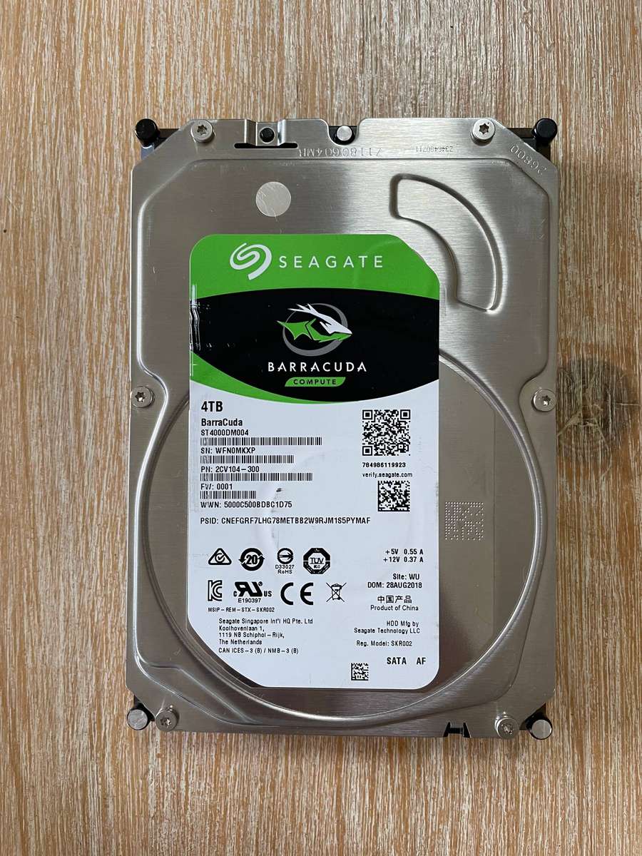 Seagate Barracuda 4TB Hard Drive 3.5 Inch