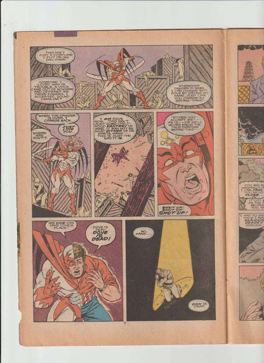 Hawk and Dove (1988 2nd Series) #2 DC comic books retro old vintage rare collatable  The comic is st