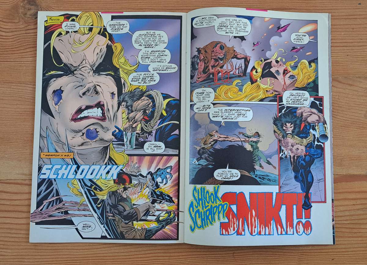 Marvel Comics Weapon X (1995 1st Series) #4 rare almost vintage collectable